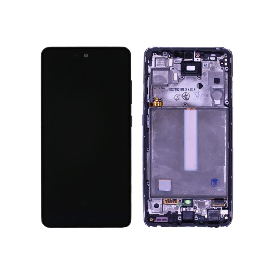 Touch+Display+Frame Samsung Galaxy A52S 5G 2021/A528 Service Pack Branco